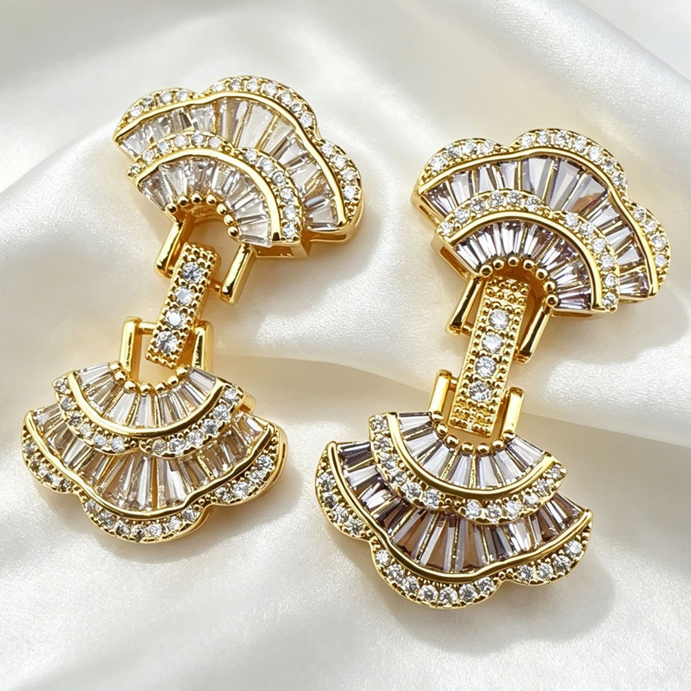 Embroidery Craft - Juya 18K Gold Plated Decorative Sector