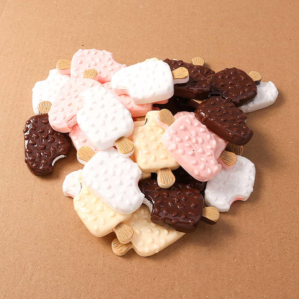 4pcs Simulation Food Ice Cream - Craft Embellishments avaliação e preço