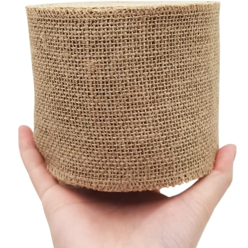 Natural Burlap Fabric Roll 25/ - Velvet Ribbon Roll avaliação e preço