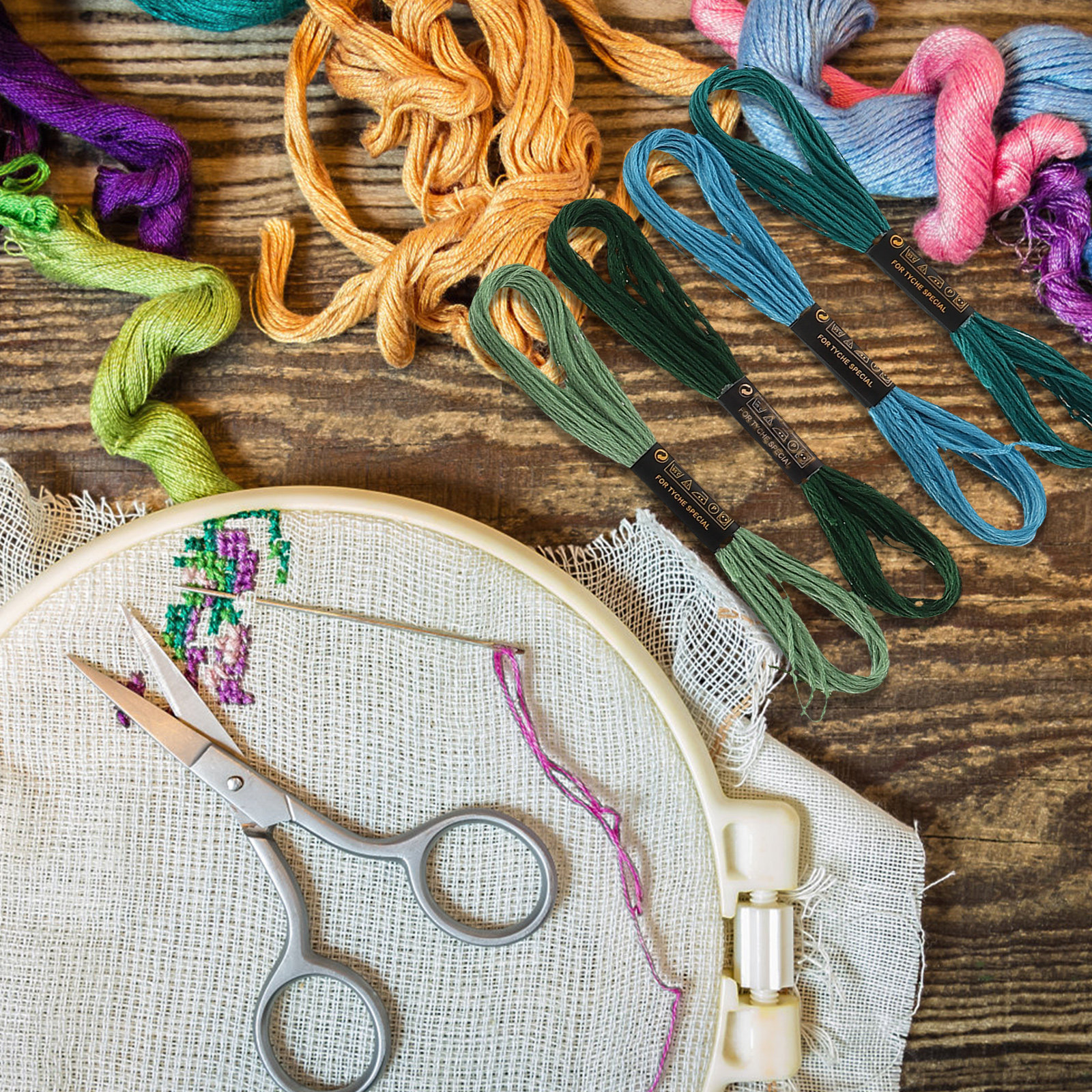 100pcs Embroidery Thread Cross - Embroidery Craft avaliação e preço