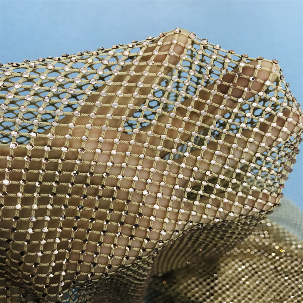 Chunky Glitter Blue Yellow Gla - Crystal Mesh Fabric avaliação e preço