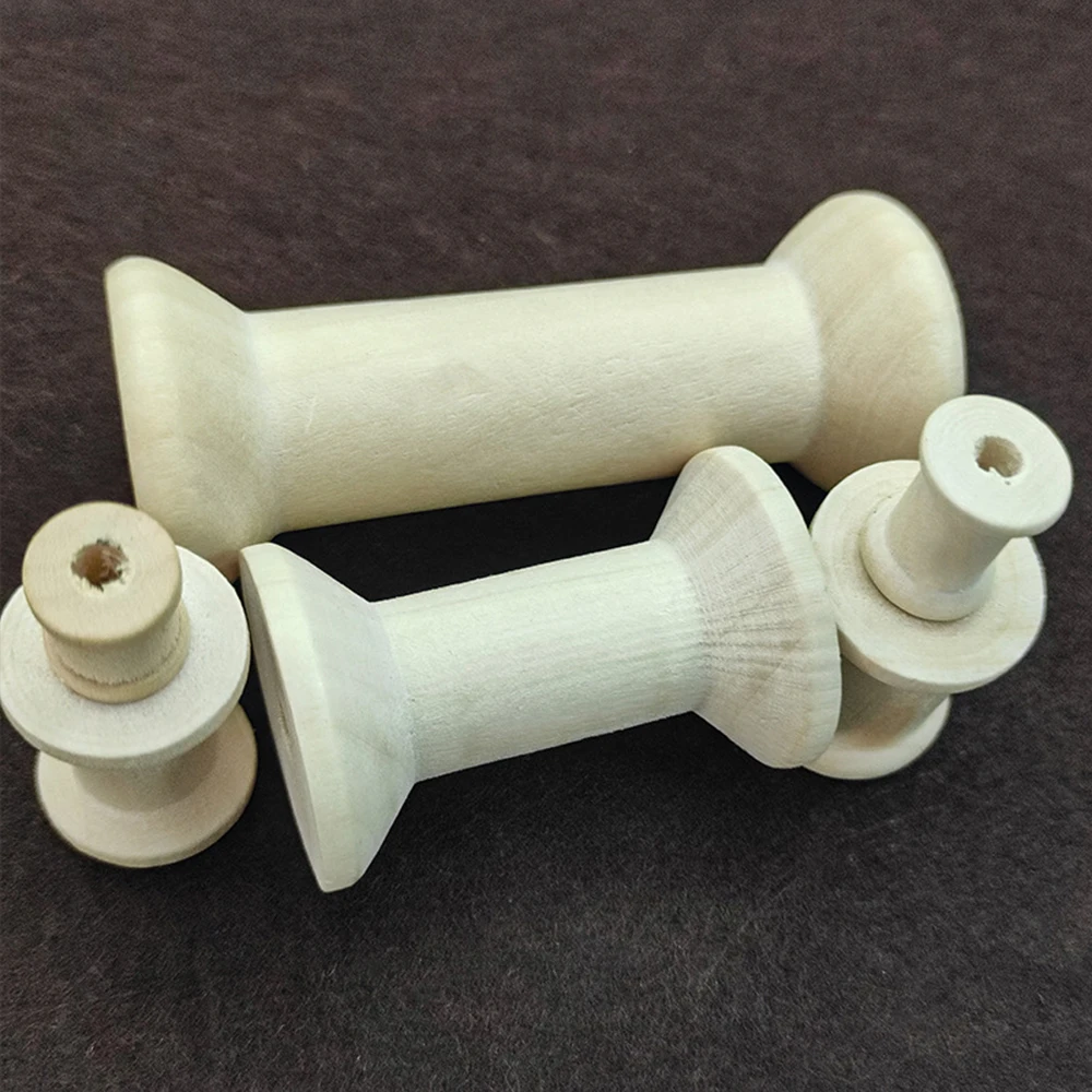 10/5Pcs Mini Wooden Bobbins Em - Organza Ribbon Spool avaliação e preço