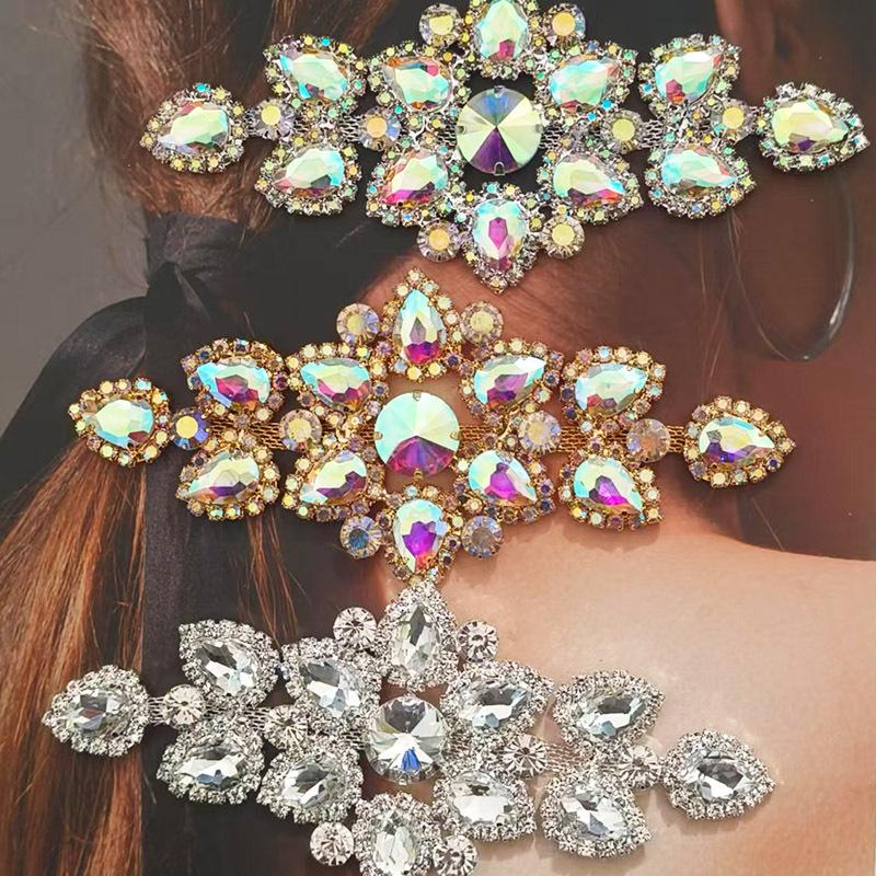 New 1pc Crystal AB Sew On Rhin - Sew On Rhinestone avaliação e preço