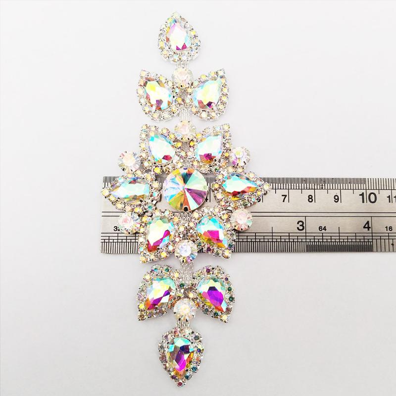 New 1pc Crystal AB Sew On Rhin - Sew On Rhinestone avaliação e preço
