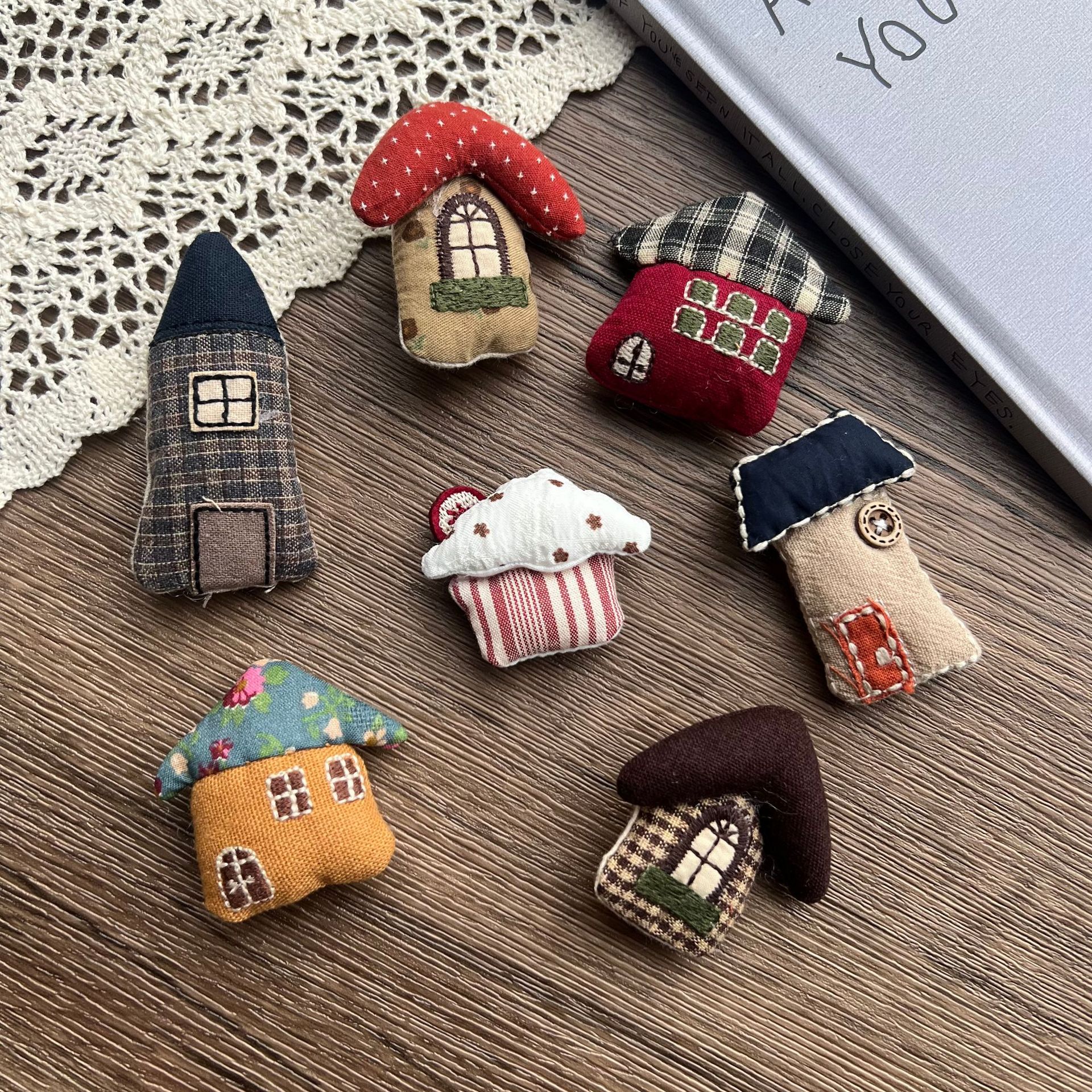 Stuffed Fabric Mushroom House  - Embellish Craft avaliação e preço