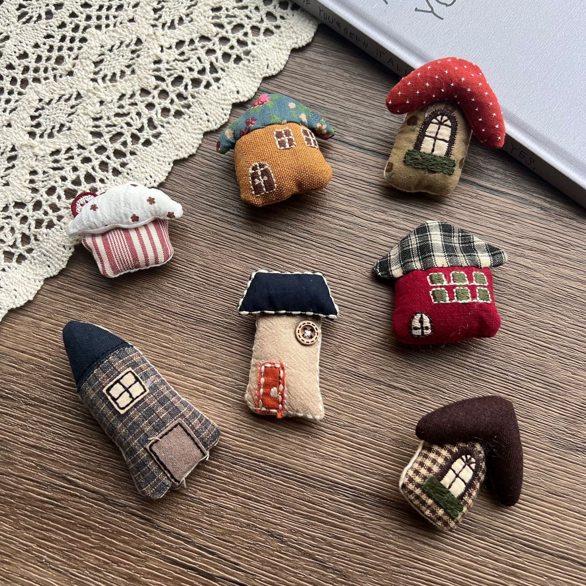 Stuffed Fabric Mushroom House  - Embellish Craft avaliação e preço