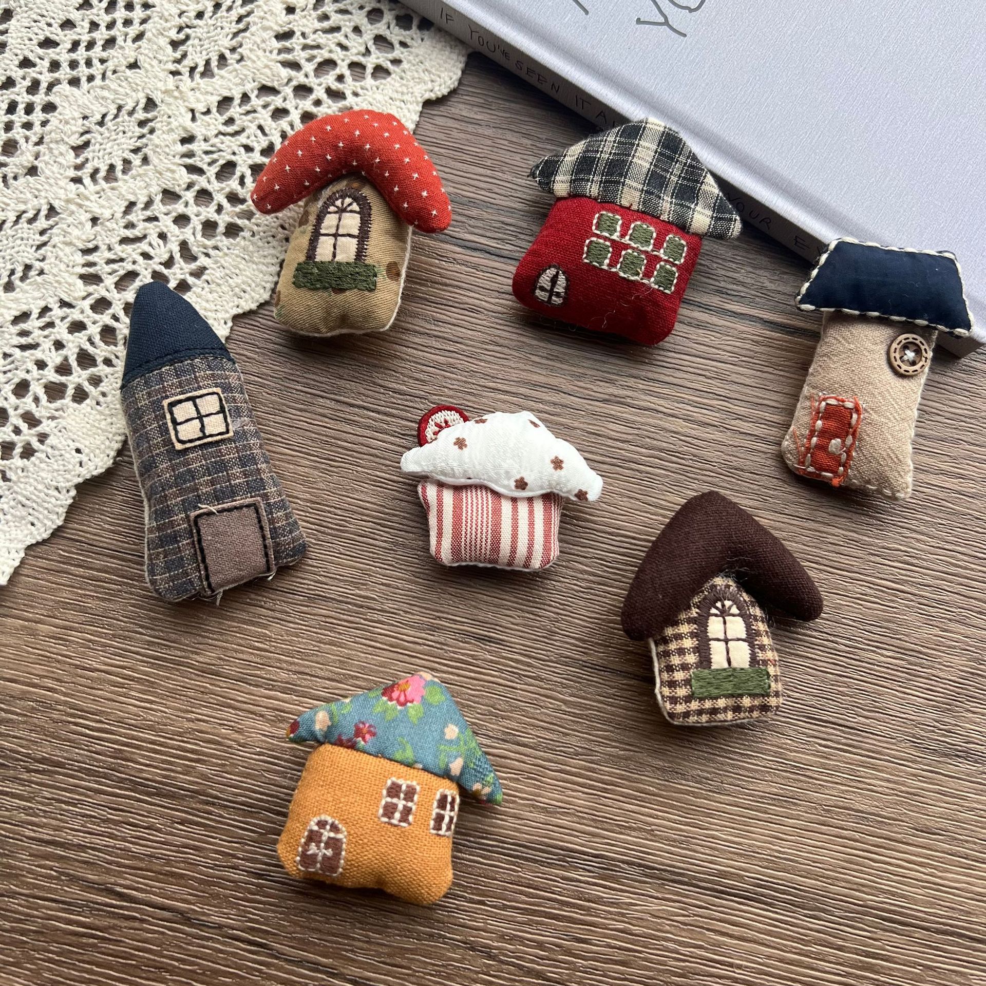 Stuffed Fabric Mushroom House  - Embellish Craft avaliação e preço