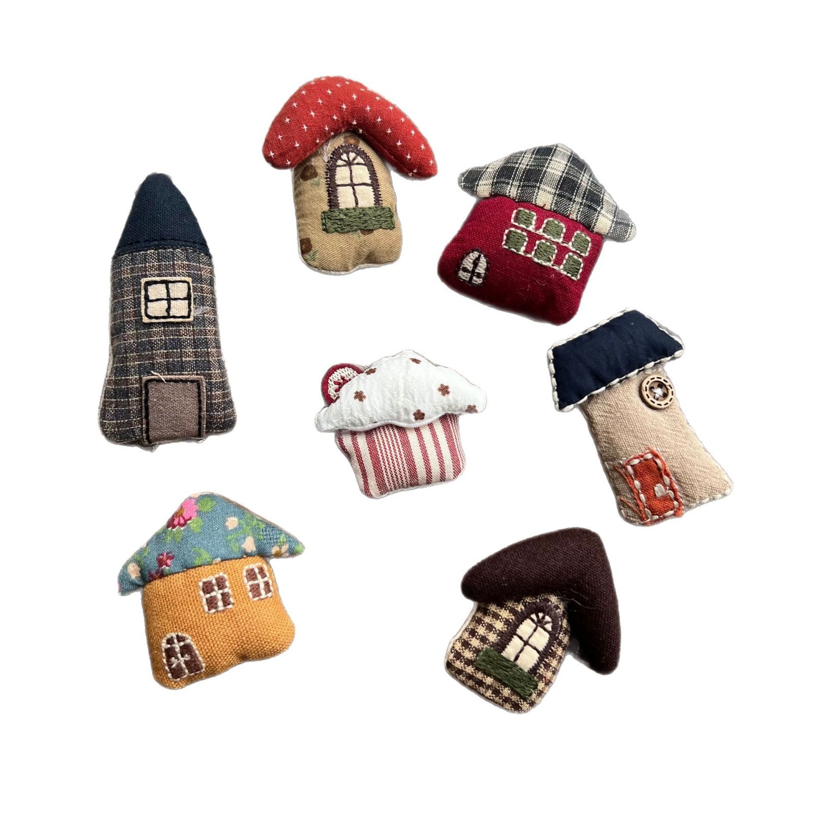 Stuffed Fabric Mushroom House  - Embellish Craft avaliação e preço