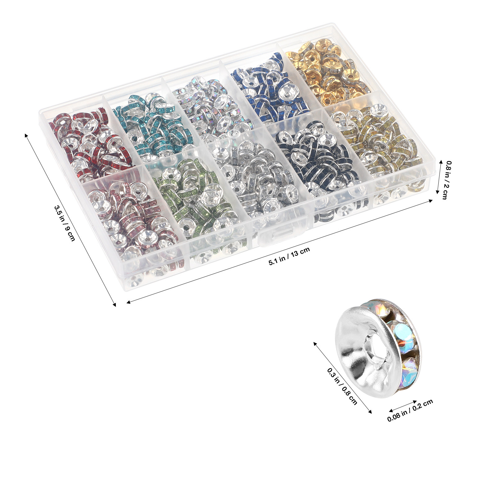 700Pcs Water Drill Bead Set Sh - Embellish Craft avaliação e preço