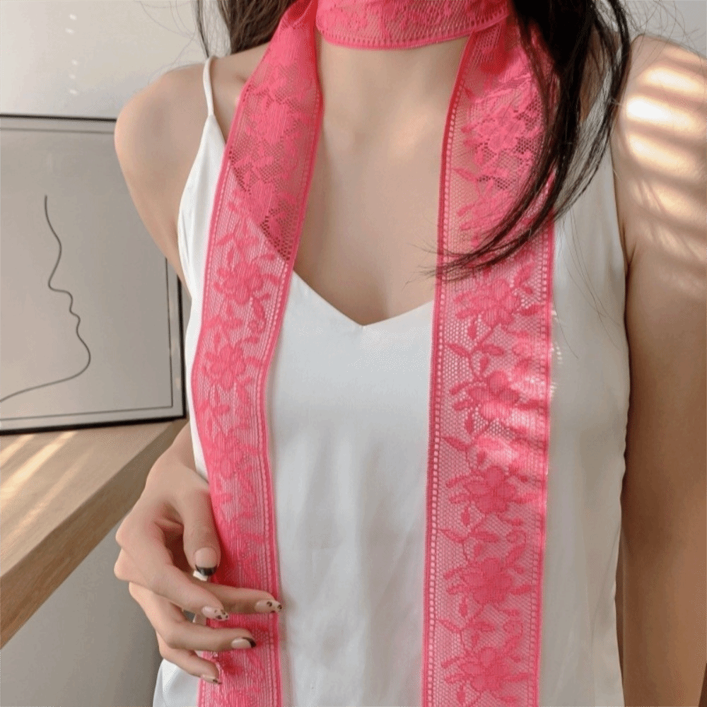 Stylish Floral Lace Printed Sc - Lace Ribbon Trim avaliação e preço