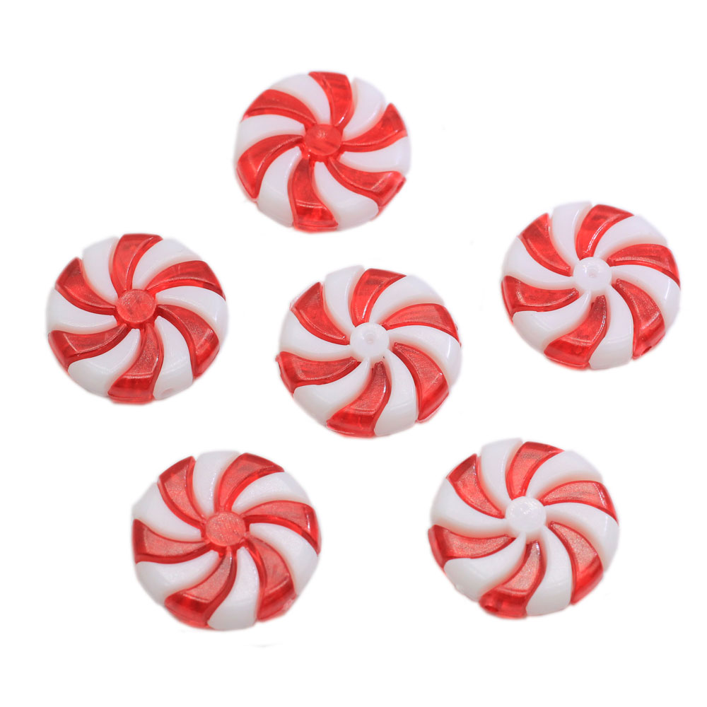 Miniaturet Red White Windmill  - Christmas Craft Embellishment avaliação e preço
