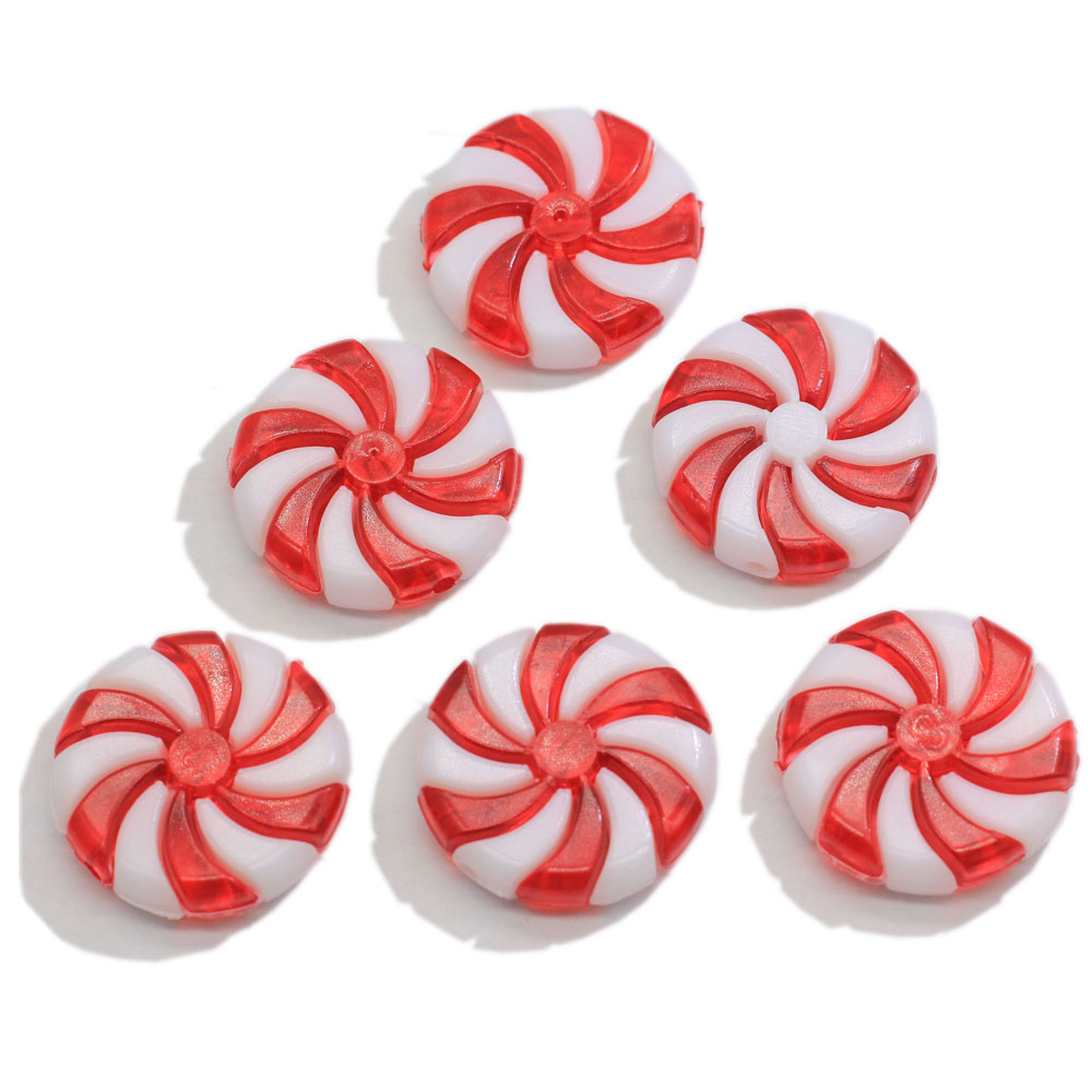 Miniaturet Red White Windmill  - Christmas Craft Embellishment avaliação e preço