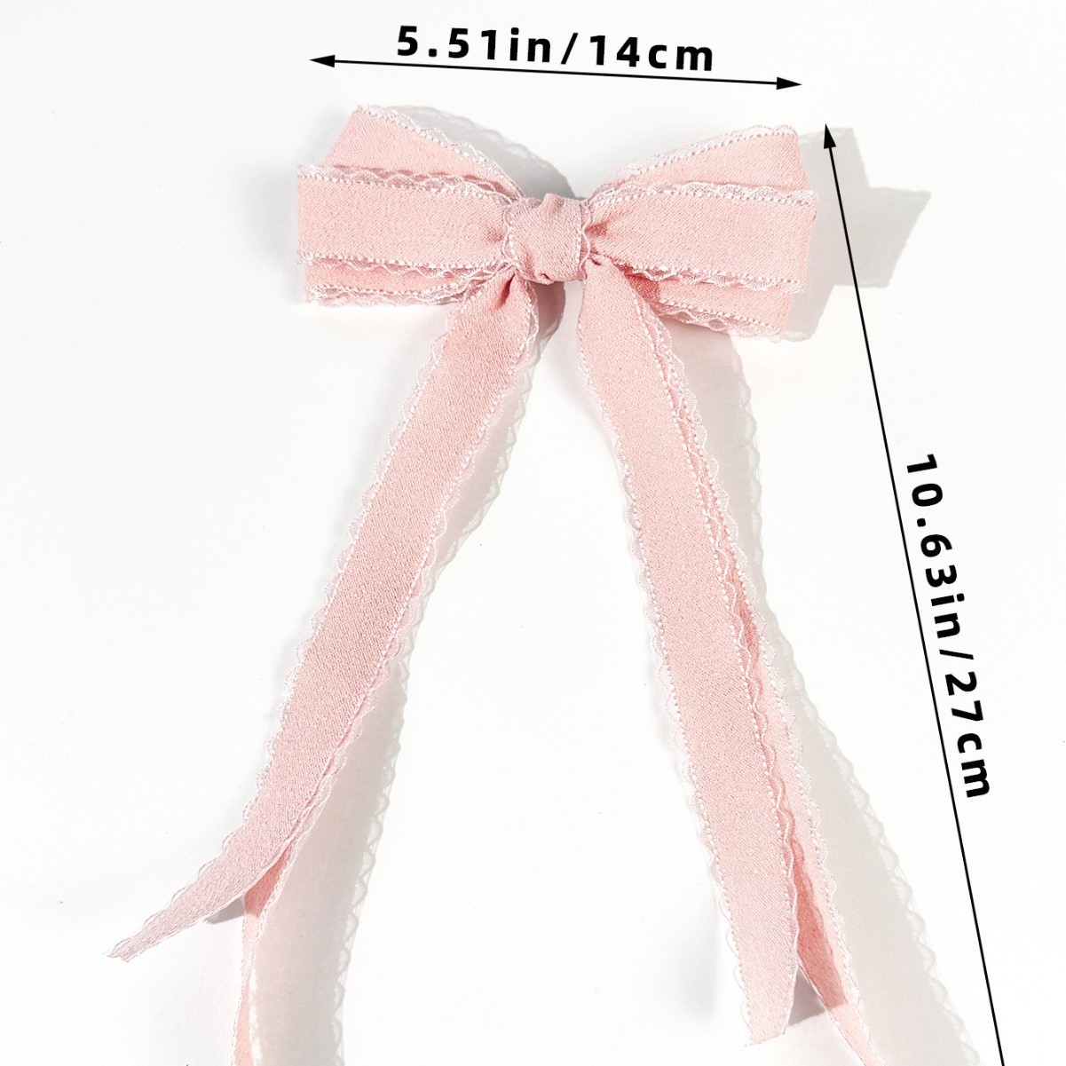 Bulk 20pc Long Tassel Hair Cli - Lace Ribbon Trim avaliação e preço