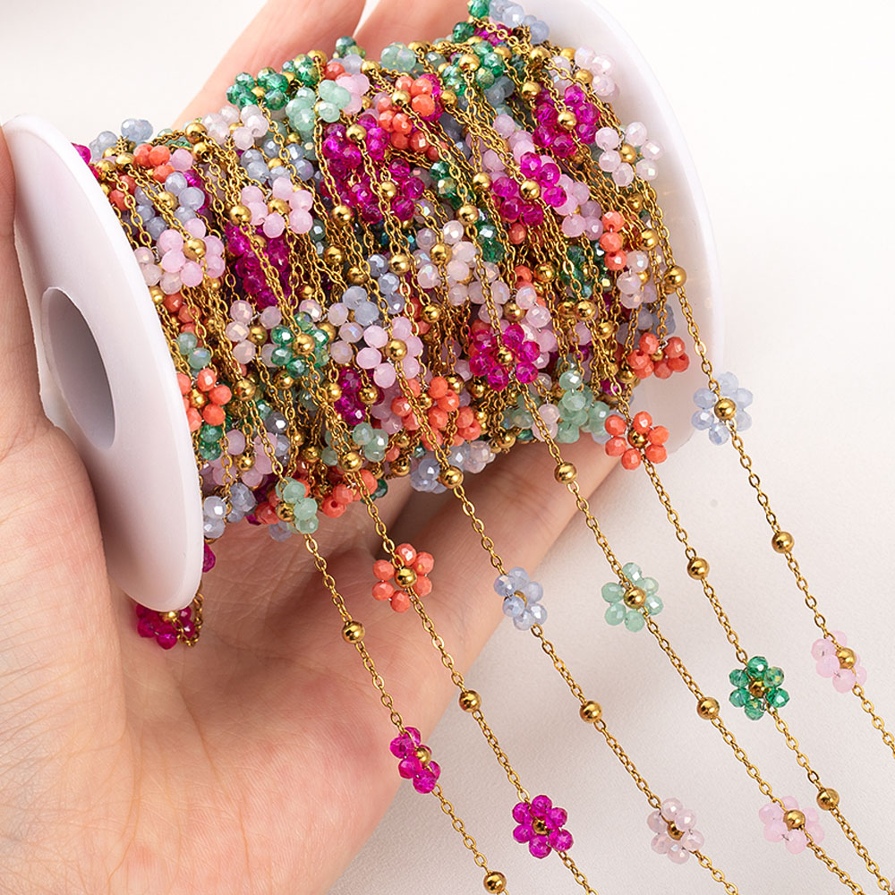 1 Meters Stainless Steel Chain - Embroidery Embellishments avaliação e preço