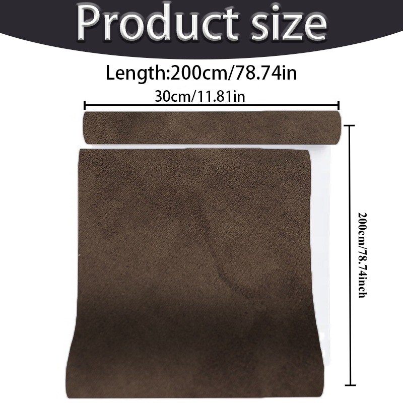30x200cm Self Adhesive Suede F - Velvet Ribbon Roll avaliação e preço