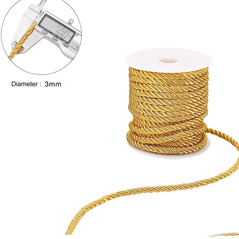 3mm 10m Twisted Cord Rope Trim - Cord Trim Twisted avaliação e preço