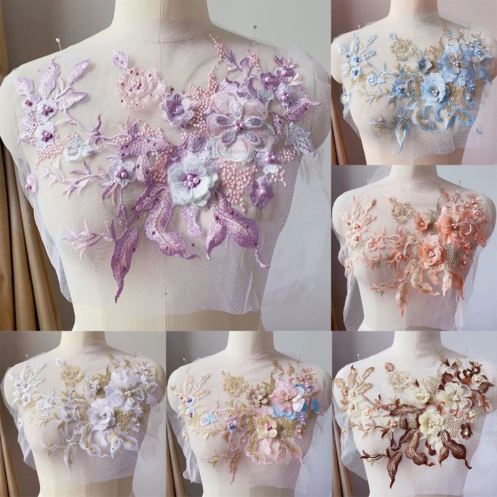 Fashion Elegant Colorful Sequi - Applique Patch Flower avaliação e preço
