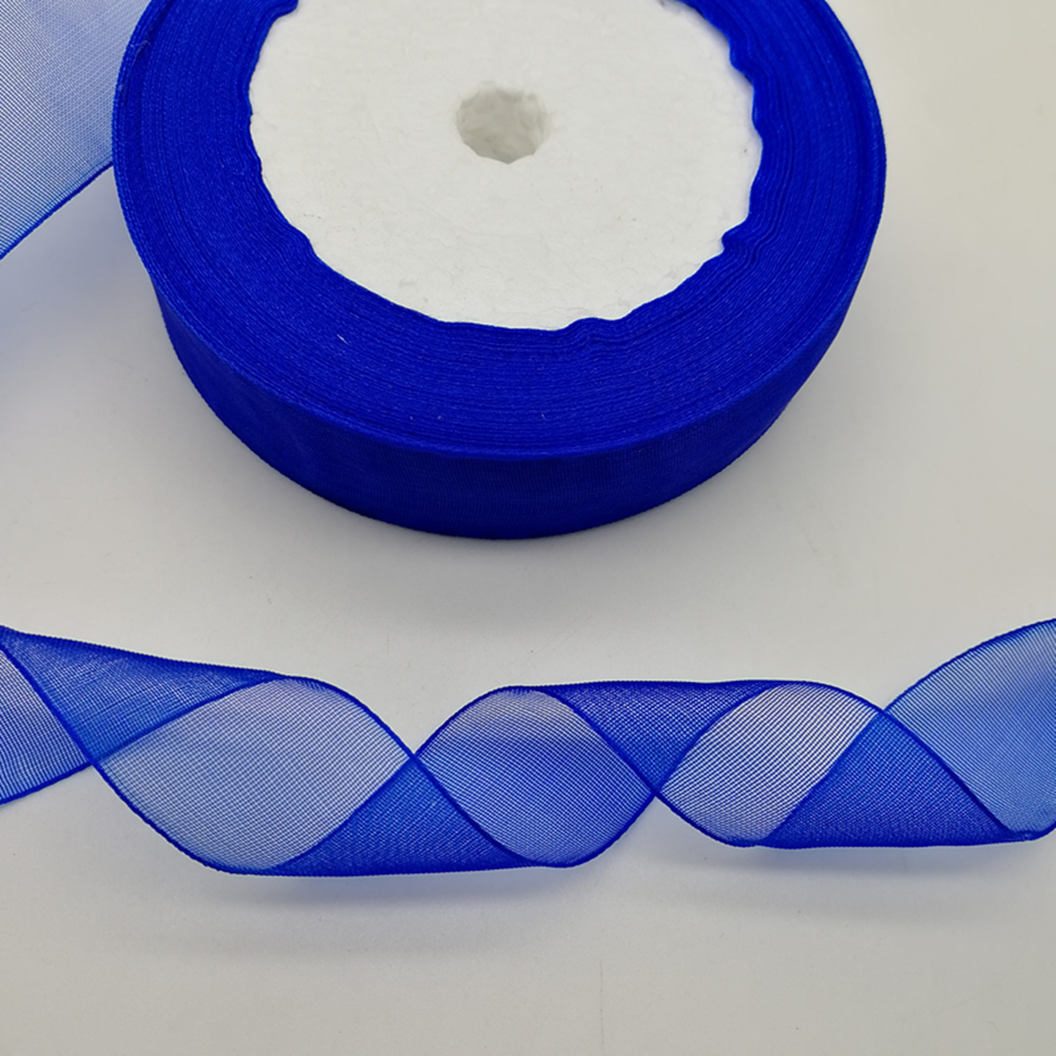 Hot 10mm 50Yards Spool Satin E - Organza Ribbon Spool avaliação e preço