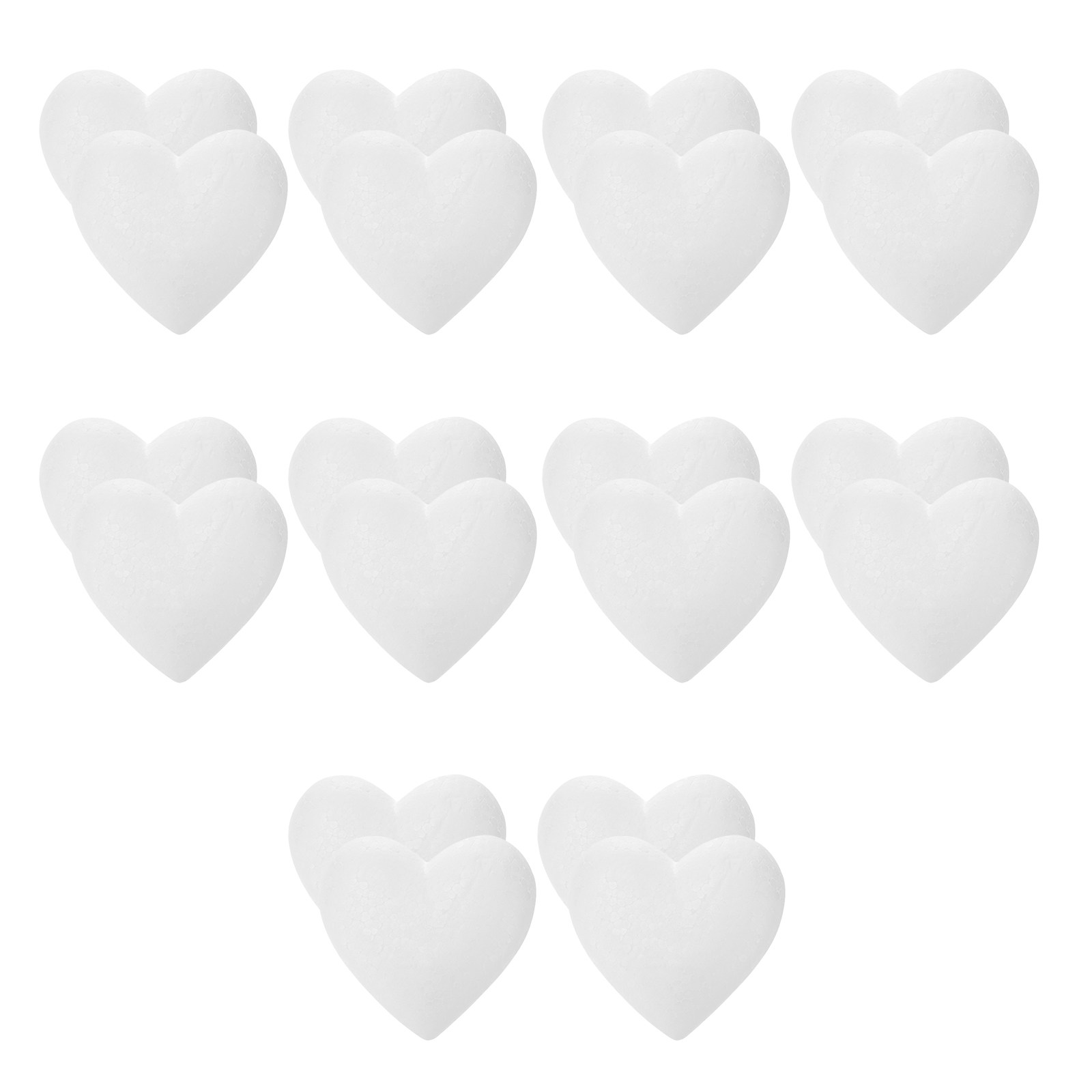 20Pcs Smooth Foam Heart Balls  - Embellish Craft avaliação e preço