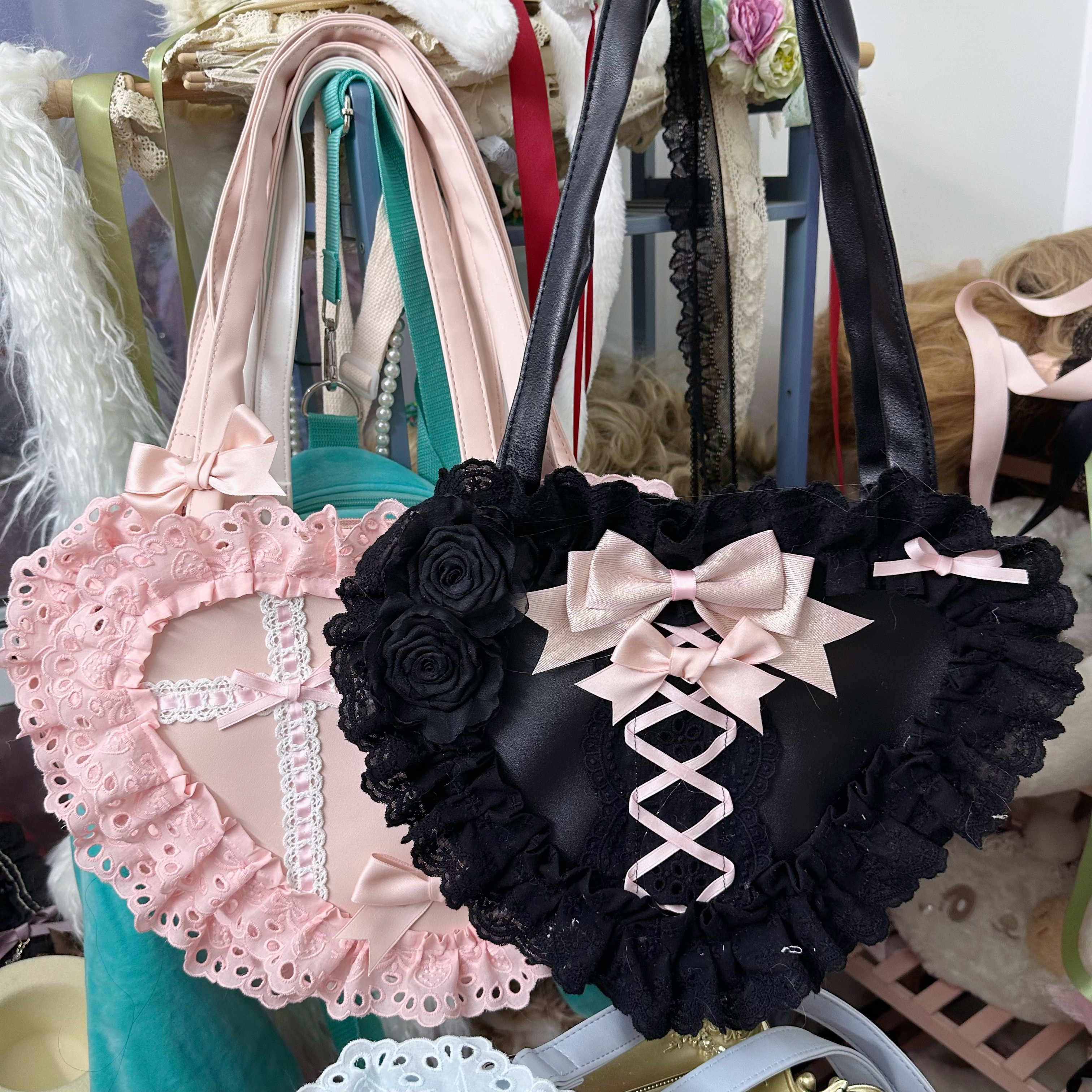 Japanese Daily Out Dating Loli - Lace Ribbon Trim avaliação e preço