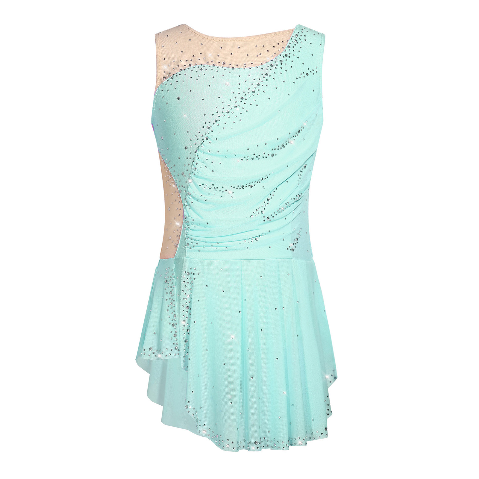 Kids Girls Figure Ice Skating  - Rhinestone Banding Trim avaliação e preço