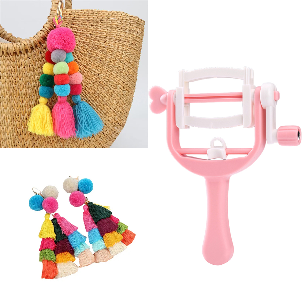 DIY Home Hand Crank Rope Weavi - Pom Pom Maker Tool avaliação e preço