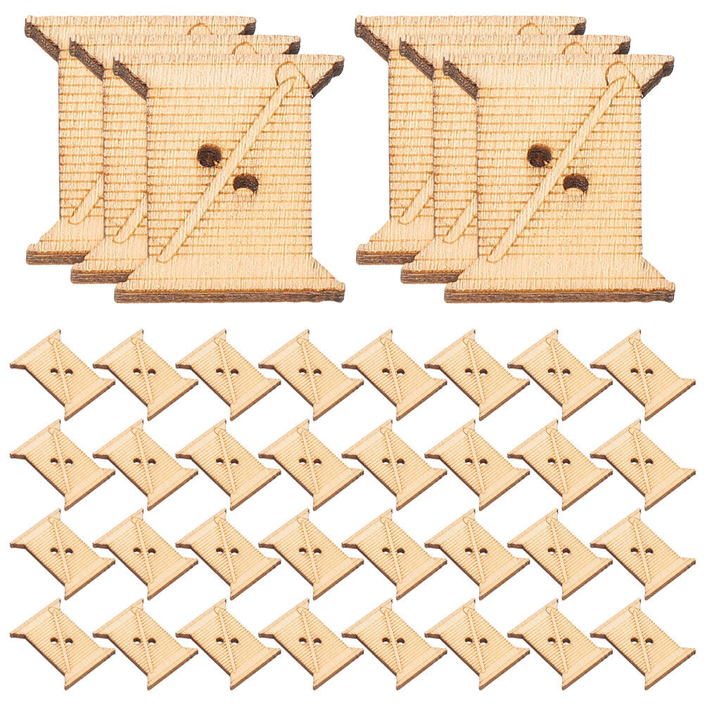 100Pcs Wooden Embroidery Floss - Embroidery Craft avaliação e preço