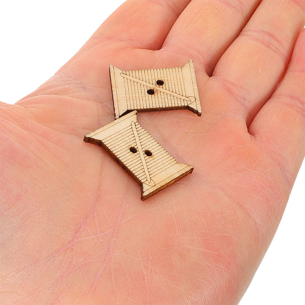 100Pcs Wooden Embroidery Floss - Embroidery Craft avaliação e preço