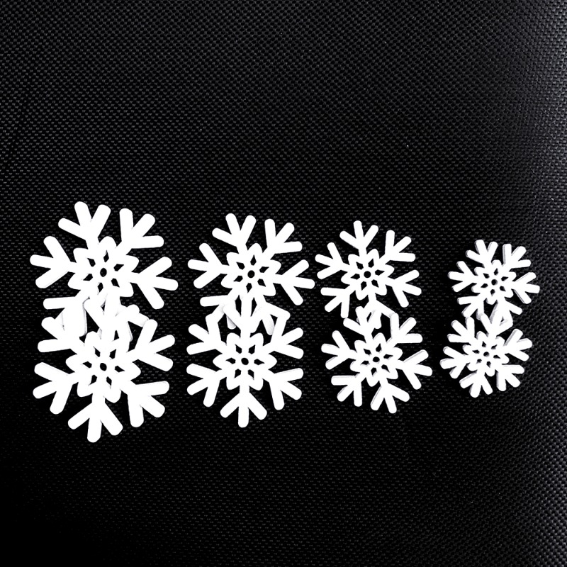 50pcs 20mm 25mm 30mm 35mm Mix  - Christmas Craft Embellishment avaliação e preço