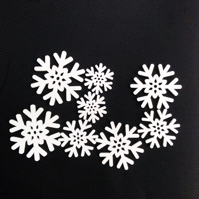 50pcs 20mm 25mm 30mm 35mm Mix  - Christmas Craft Embellishment avaliação e preço
