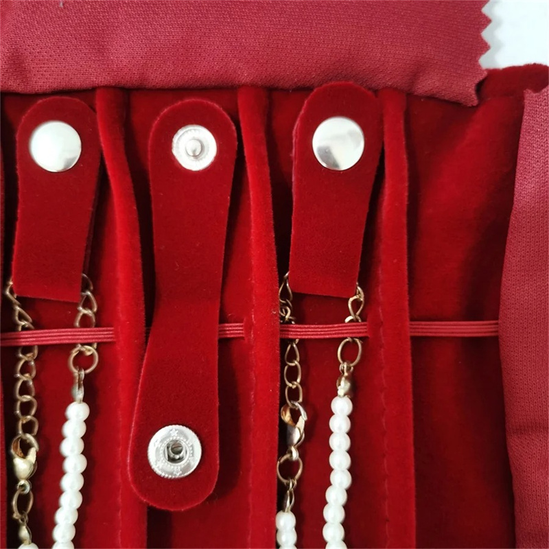 Burgundy Velvet Jewelry Roll-U - Velvet Ribbon Roll avaliação e preço