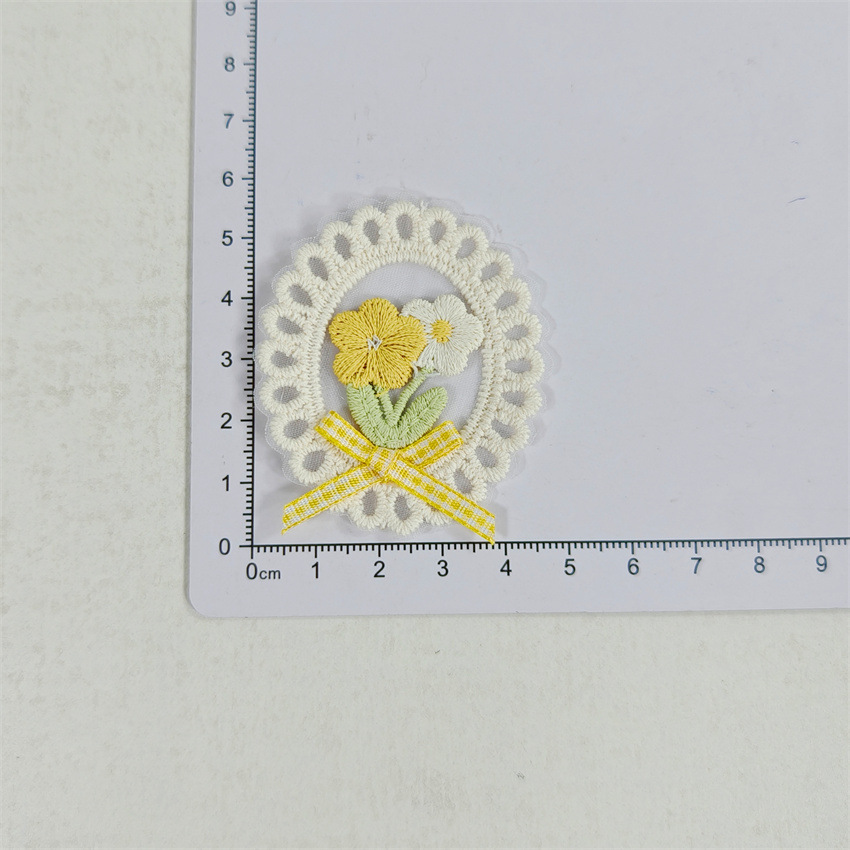 10PCS New Spring Summer Fresh  - Applique Patch Flower avaliação e preço