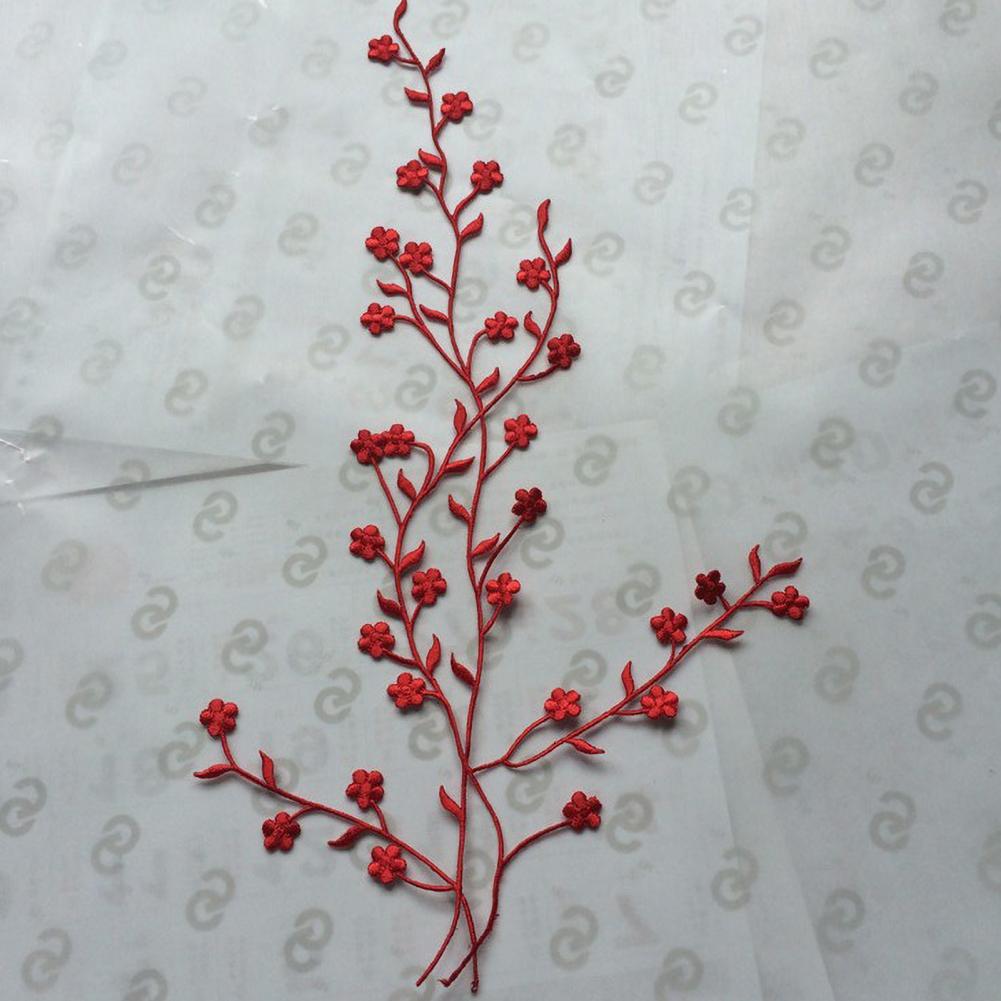 3D Flower Applique Plum Blosso - Applique Patch Flower avaliação e preço
