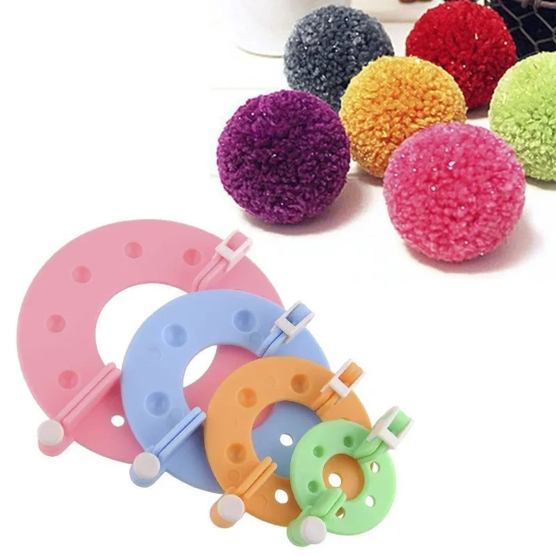 8PCS 4Sizes Fluff Ball Weaver  - Pom Pom Maker Tool avaliação e preço