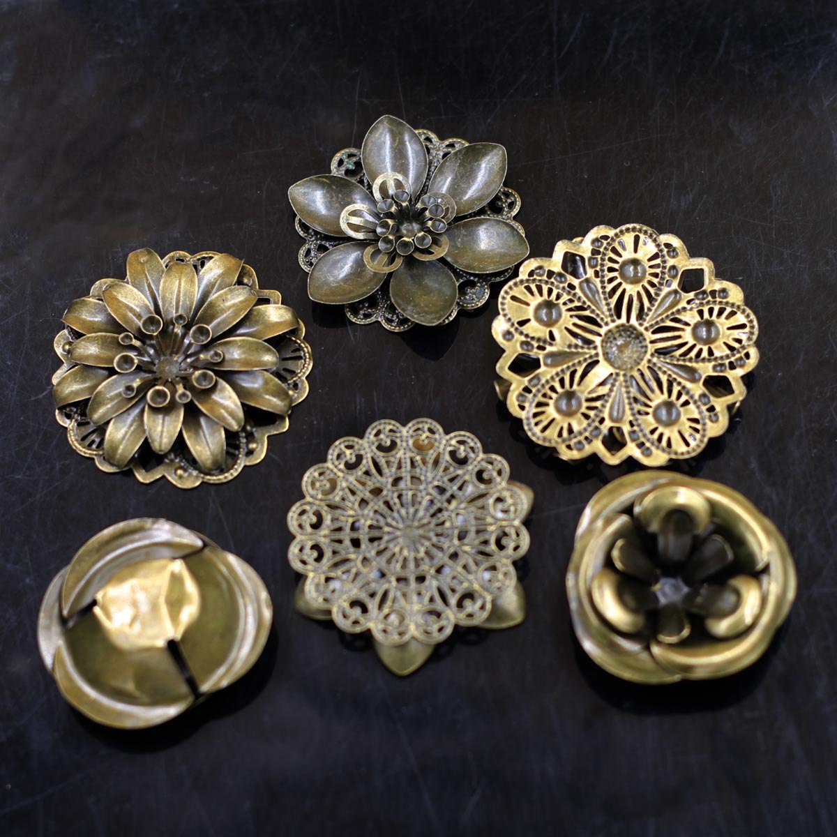 6Pcs Embellishments Combinatio - Embellish Craft avaliação e preço