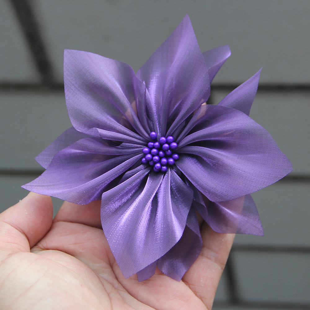 11cm Light Sense Yarn Flower O - Applique Patch Flower avaliação e preço