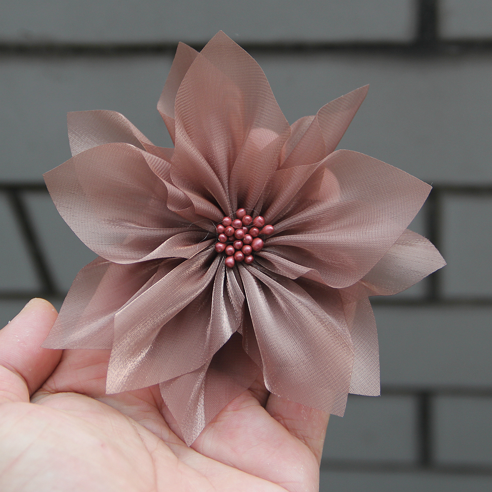 11cm Light Sense Yarn Flower O - Applique Patch Flower avaliação e preço