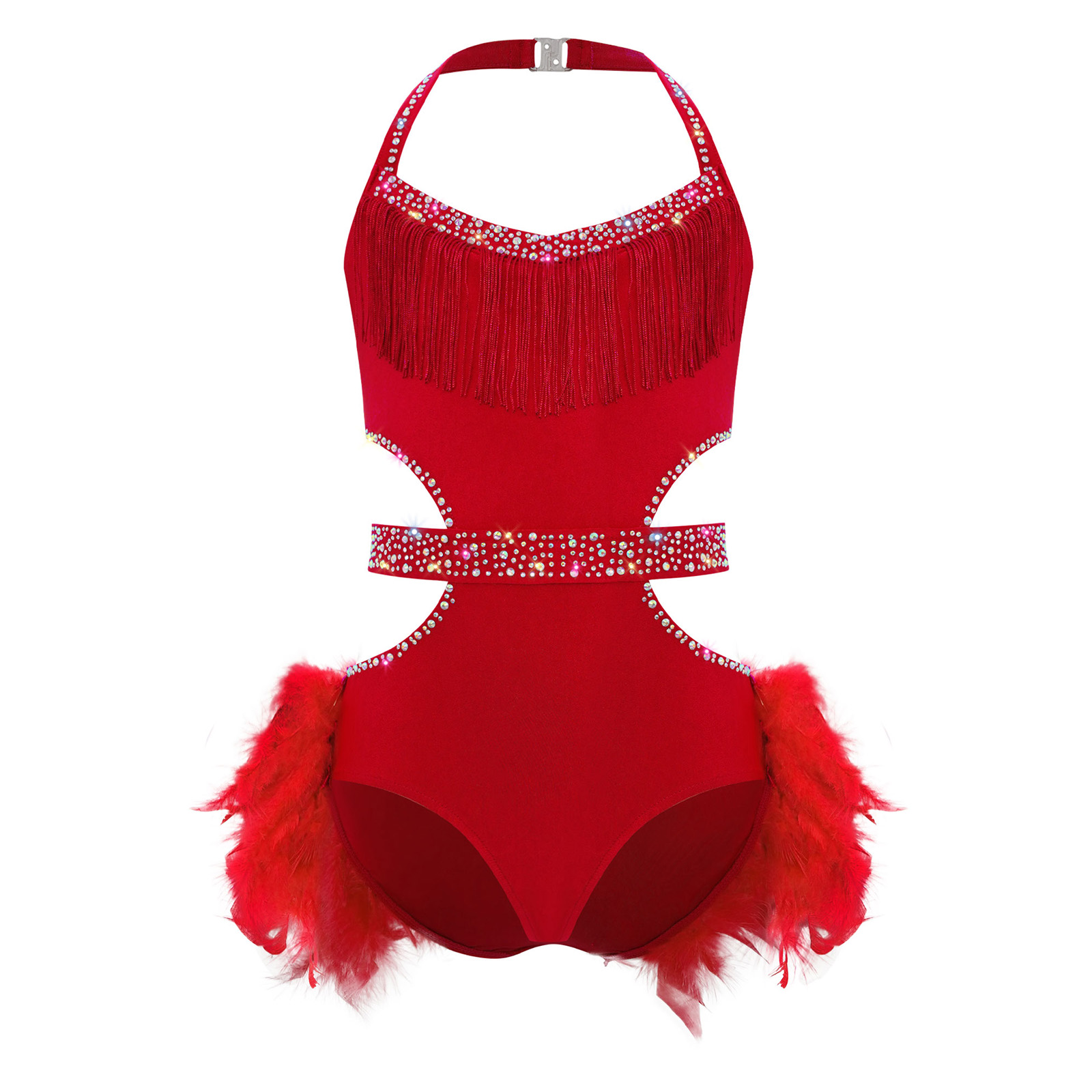 Kids Girls Latin Jazz Dance Co - Rhinestone Banding Trim avaliação e preço