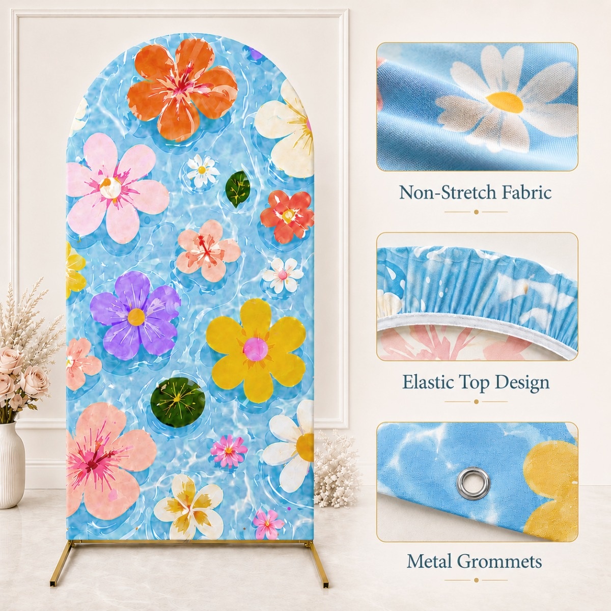 Party Supplies Arch Backdrop C - Sequin Fabric Panel avaliação e preço