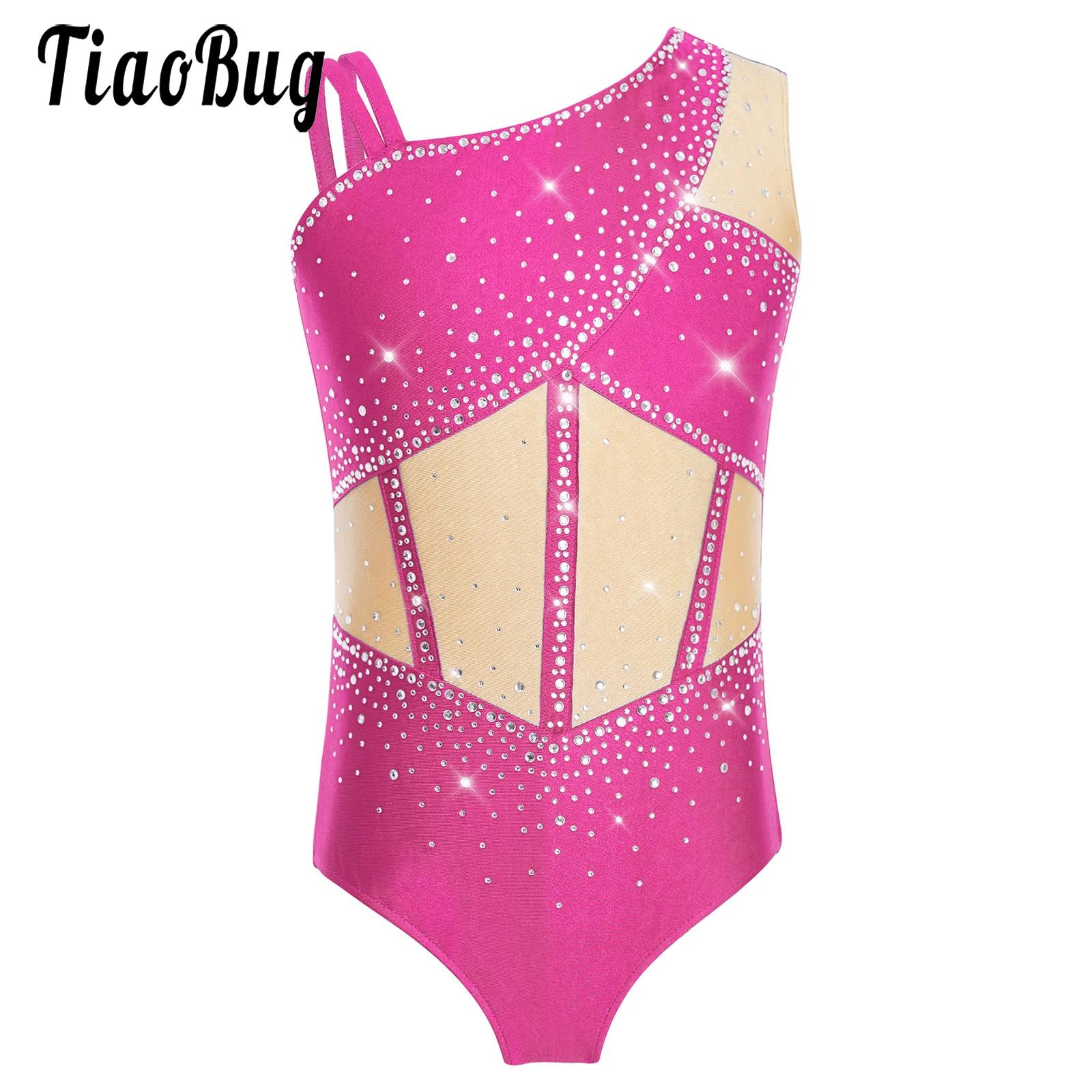 Kid Girls Figure Skating Balle - Rhinestone Banding Trim avaliação e preço