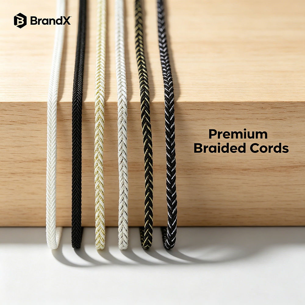 5m/16.4ft each pack Metallic T - Cord Trim Twisted avaliação e preço