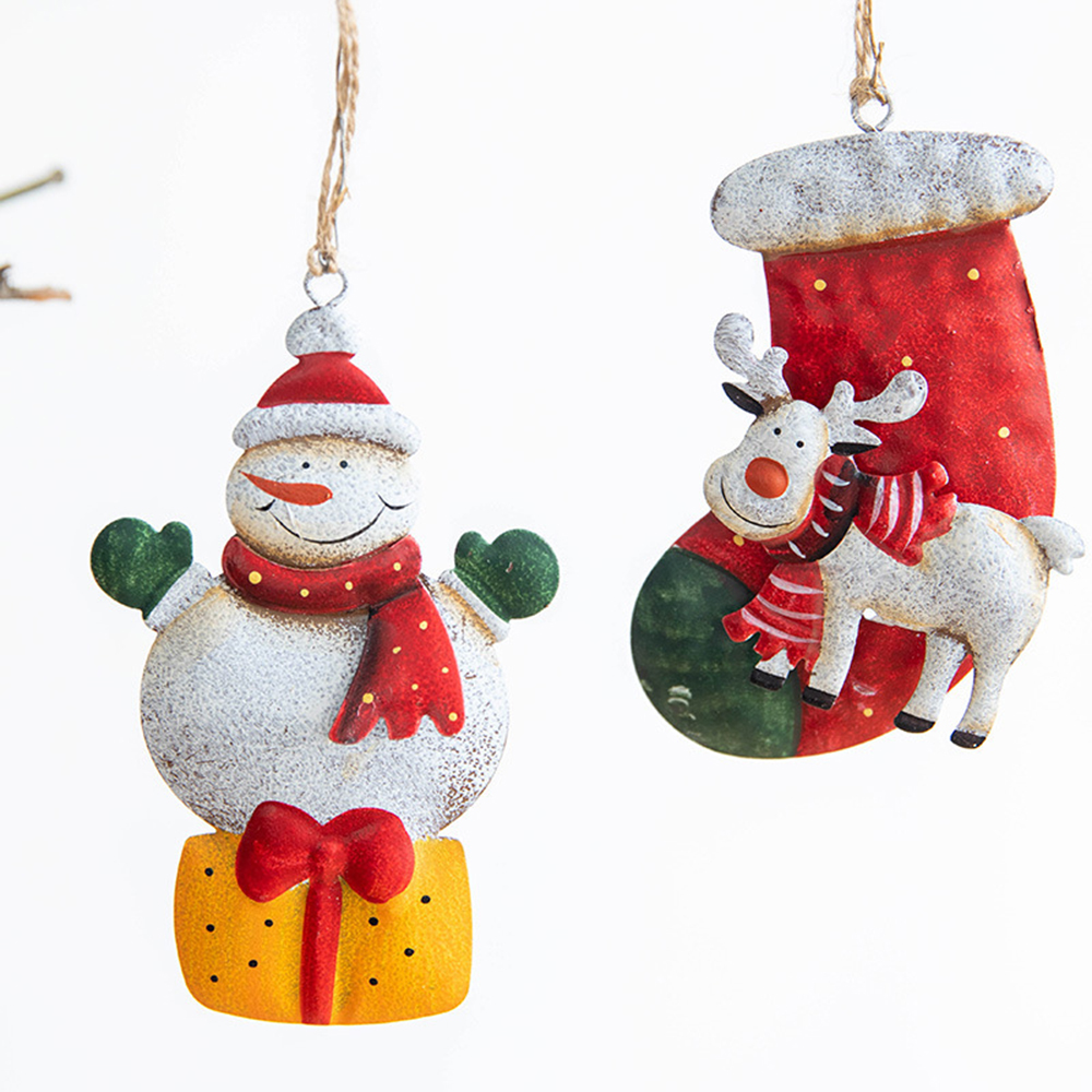 Metal Painted Home Decor Iron  - Christmas Craft Embellishment avaliação e preço
