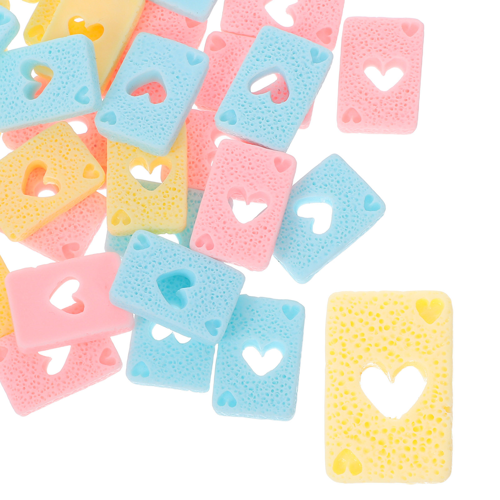 30Pcs Resin Poker Charms Macar - Embellish Craft avaliação e preço