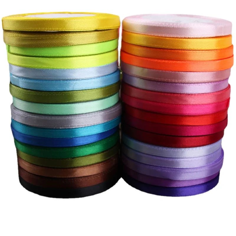 6mm Silk Satin Ribbons Length  - Velvet Ribbon Roll avaliação e preço