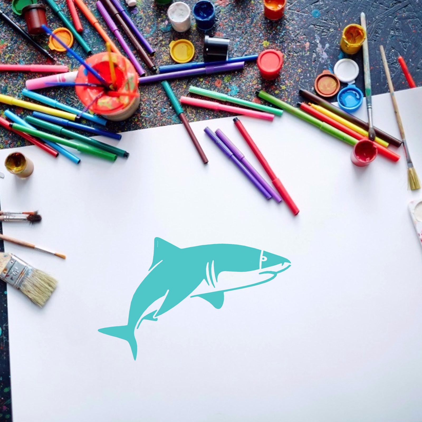 16pcs Ocean World Painting Tem - Craft Embellishment World avaliação e preço