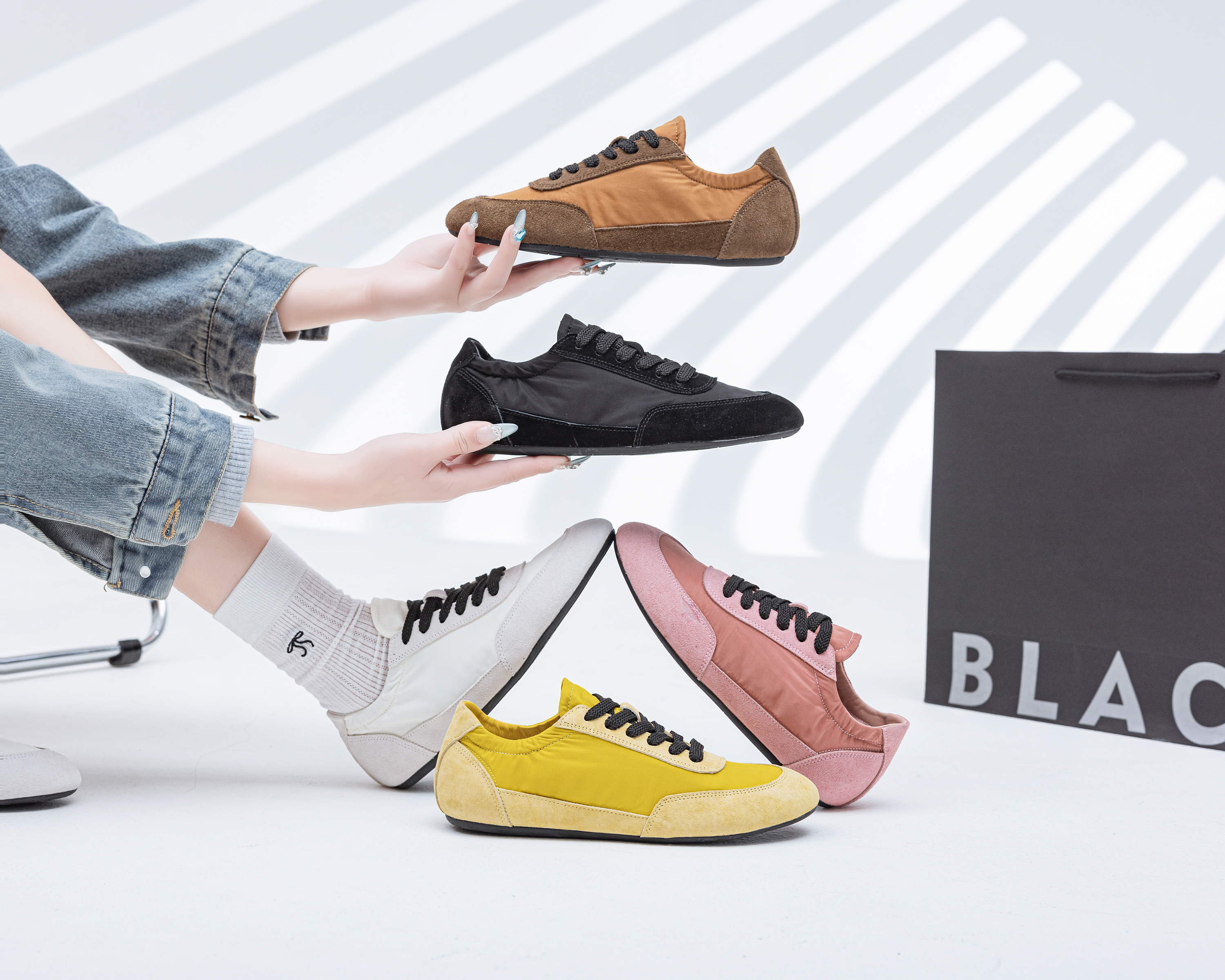 Sneakers for Women Comfortable - Guipure Lace Panel avaliação e preço