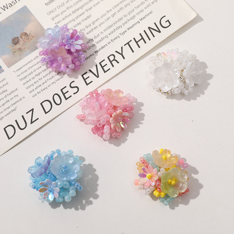 2pcs Crystal Flower Patches fo - Applique Patch Flower avaliação e preço