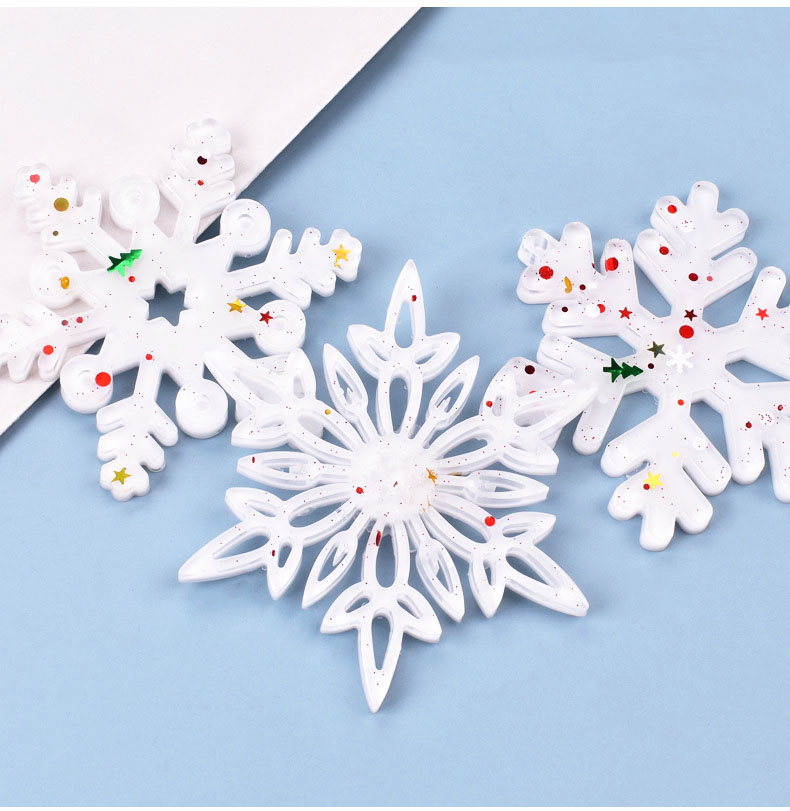 Christmas Hollow Snowflake Orn - Christmas Craft Embellishment avaliação e preço