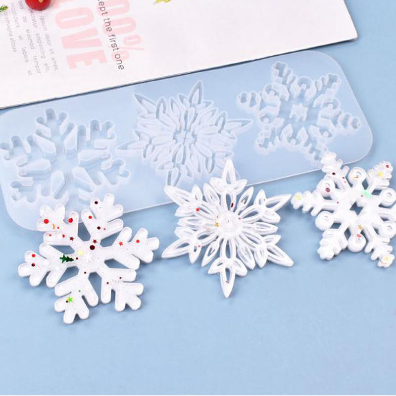 Christmas Hollow Snowflake Orn - Christmas Craft Embellishment avaliação e preço