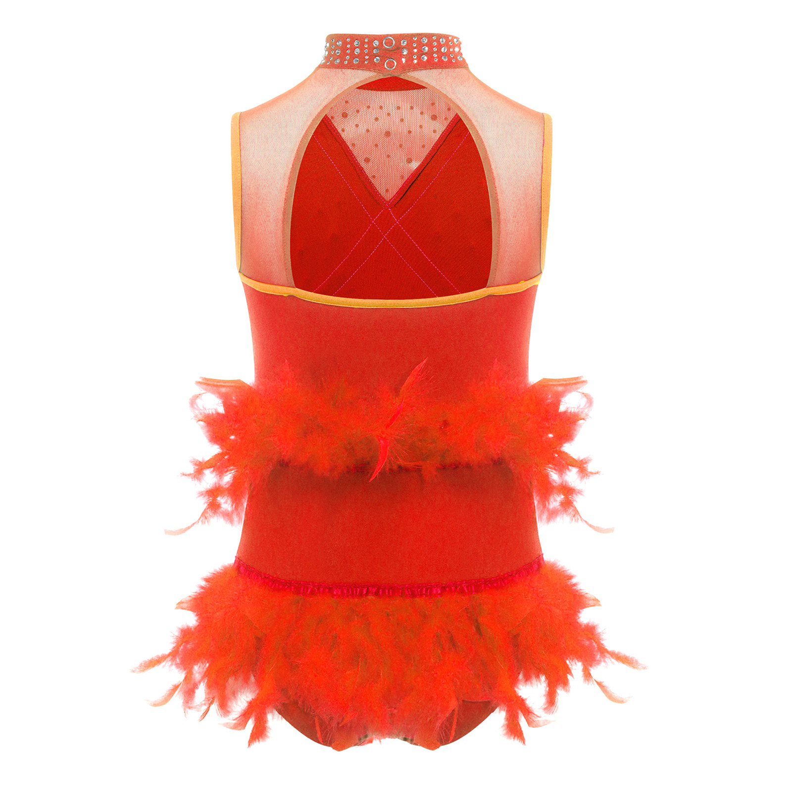 Kids Girls Latin Ballet Dance  - Rhinestone Banding Trim avaliação e preço